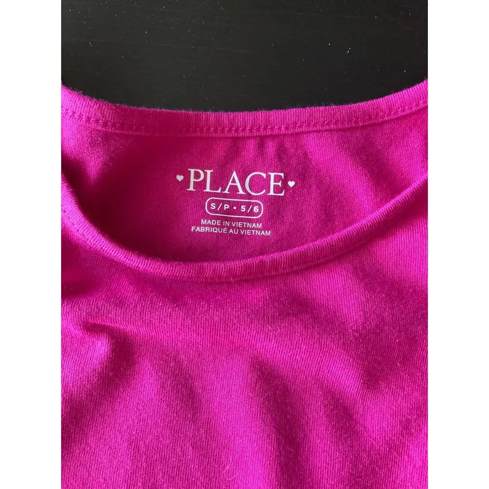 NWT The Children's Place Basic Pink Girls Dress SzS (5/6)